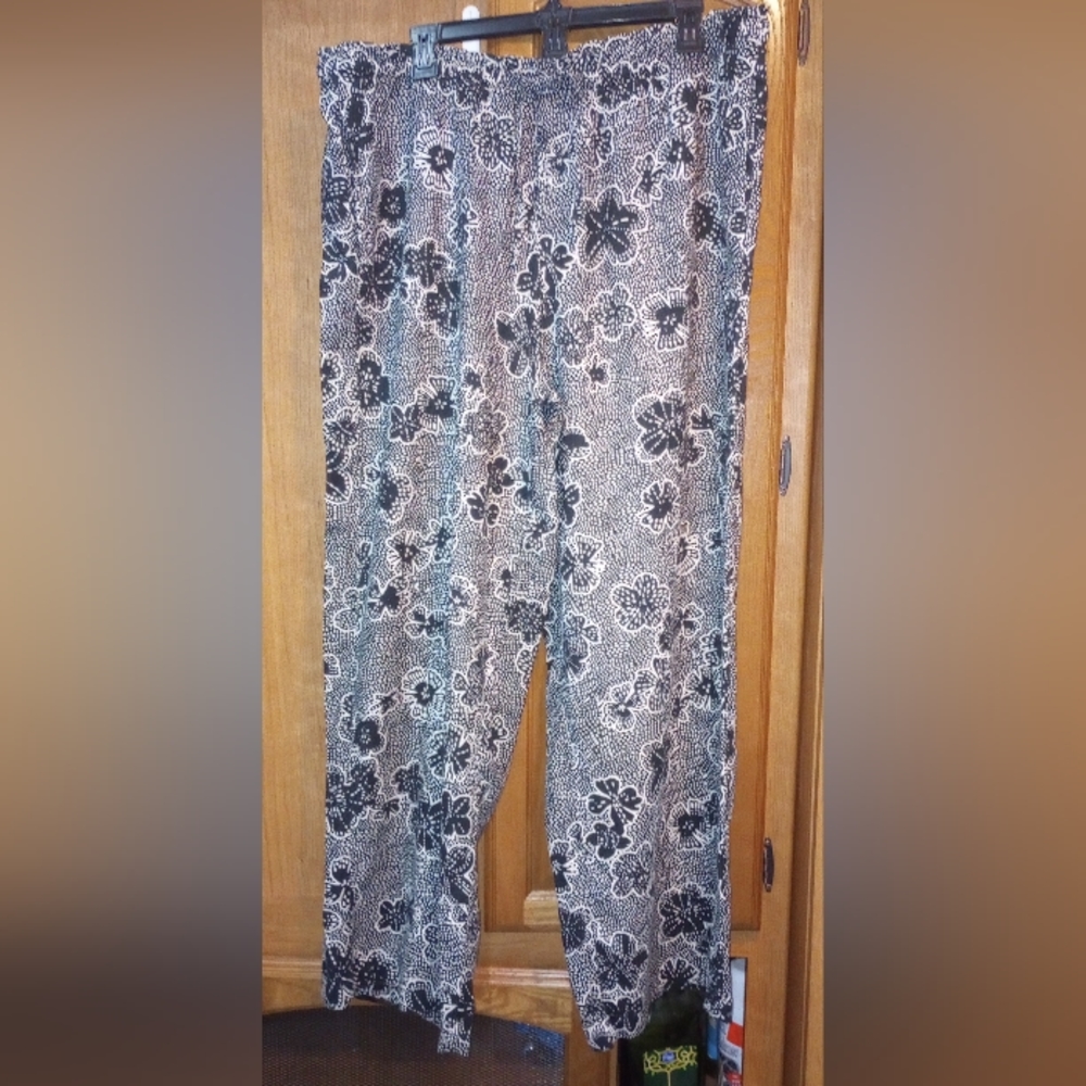 Sonoma Linen Blend Elastic Waist & Drawstring